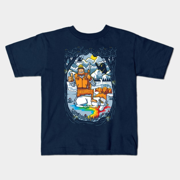 Unicorn Season Kids T-Shirt by Made With Awesome